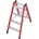 KRAUSE Диелектрикова двустранна стълба Krause 1000 Volt, 2х4 (06815408) (06815408)