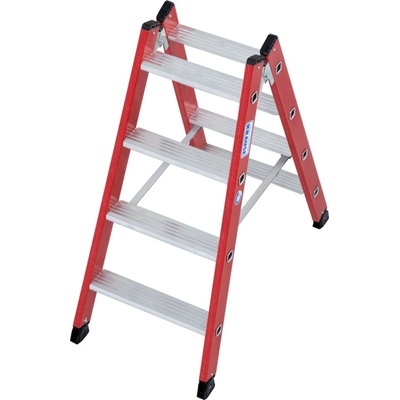 KRAUSE Диелектрикова двустранна стълба Krause 1000 Volt, 2х4 (06815408) (06815408)