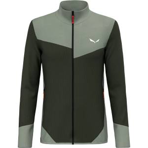 Salewa Мъжко поларено яке Salewa Puez Waffle Hybrid PL Jacket Fleece jacket - Dark Olive - размер 46 (EU) (005-5230-0111)