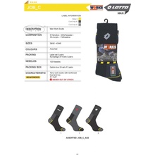 Lotto Raj-Pol 3Pack Socks M Job Multicolour