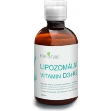 Bornature Lipozomálny Vitamín D3 + K2 300 ml