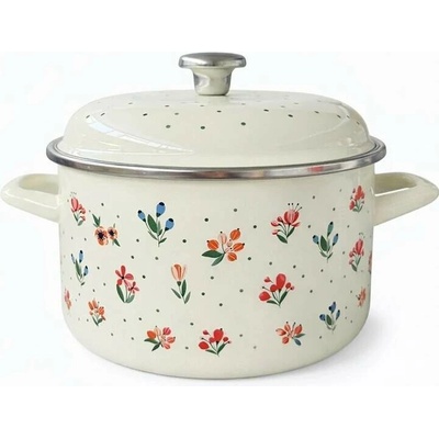 Metalac smaltovaný randlík s pokrievkou 20cm - 2,75L Julie