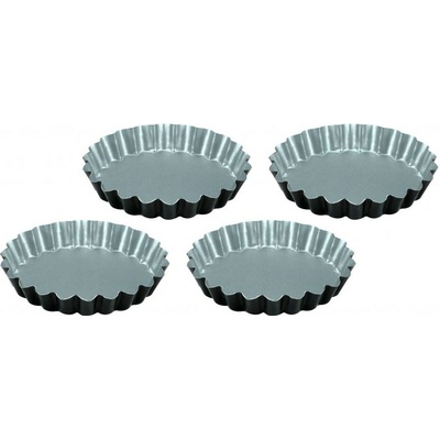 Guardini Forma na koláč Silver Elegance sada 4 ks 12 cm čierna oceľ