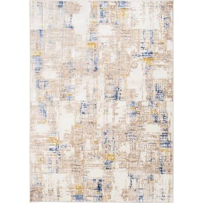 Modern Rugs Ombre M686D White / Dark Blue