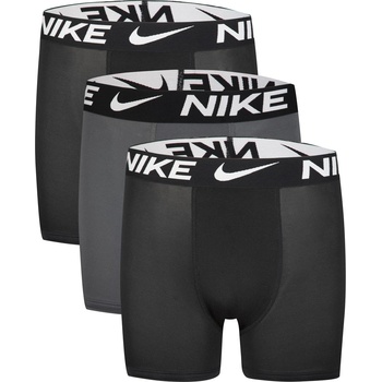 Nike Детски слипове Nike Micro Brief 3 Pack Briefs Junior Boys - Black/Grey