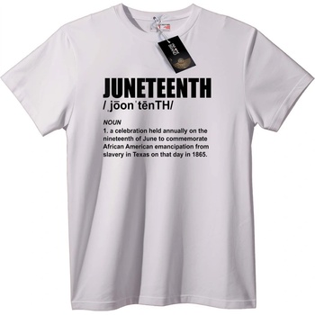 NOONEBRAND Тениска с определение Juneteenth - L, Black