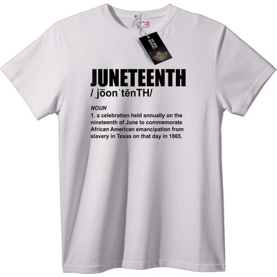 NOONEBRAND Тениска с определение Juneteenth - L, Black