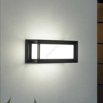 Brilagi - LED външен стенен осветител PARKER LED/12W/230V 3000/4500/6000K черен IP44 (BG4619)