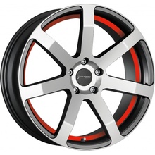 Corspeed Challenge 8,5x19 5x114,3 ET40 gunmetal polished trim red