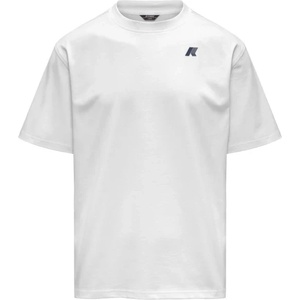 K-Way Мъжка тениска K-Way Solo Jersey Wave T-shirt - White - размер M (216-8617-0112)