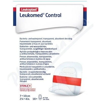 Leukoplast Leukomed Control abs.krytie 7 x 10 cm 10 ks