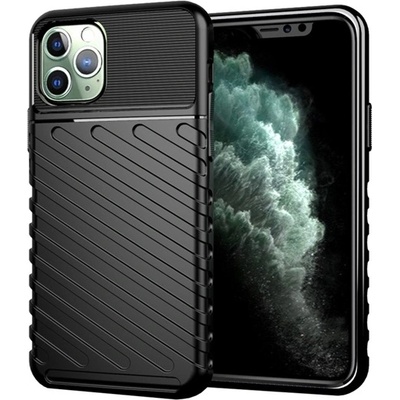 Gigapack iPhone 11 Pro GIGAPACK Силиконов протектор за телефон, удароустойчив, с куполообразен модел, черен GP-102754 (GP-102754)