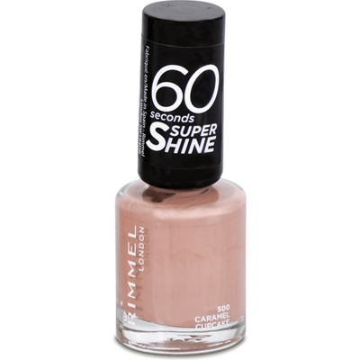 Rimmel London 60 Seconds Super Shine Nail Polish 500 Caramel Cupcake 8 ml