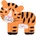 Orange Tree Toys Дървен пъзел- Тигър (ott06979)