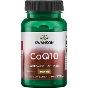 Swanson CoQ10, 400 mg, 30 меки капсули, Swanson (SWU716)