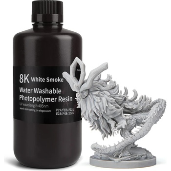 Elegoo 8K Water-washable Resin White Smoke - 1.000 g (50.103.0140)