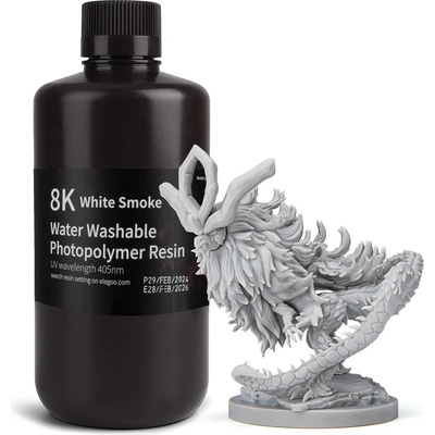 Elegoo 8K Water-washable Resin White Smoke - 1.000 g (50.103.0140)