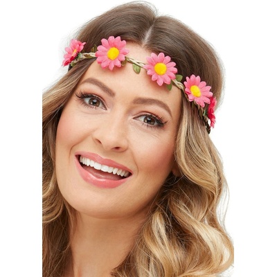 Smiffys3ks květinová čelenka do vlasů Havaj / Hippies – Zboží Mobilmania