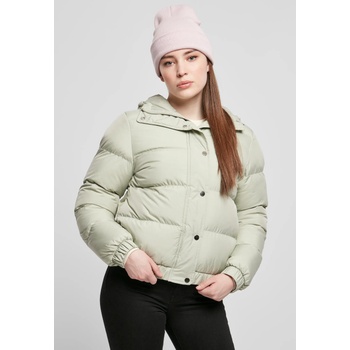 Urban Classics Дамско яке в цвят светла маслина Urban Classics Hooded Puffer softsalvia UB-TB1756-03259 - Маслина, размер S