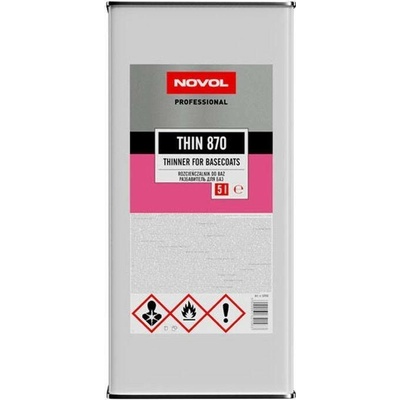 NOVOL THIN 870 - Ředidlo do bázových barev a laků 5 l