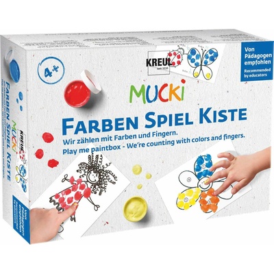 Kreul Mucki Комплект за рисуване с пръсти Colors and Fingers 5 x 50 ml (29103)