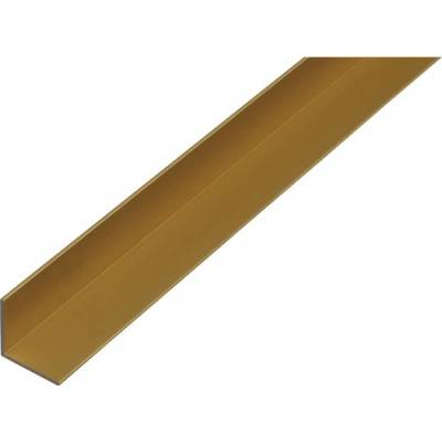Alu L profil 20x20x1,5 mm, 1 m, elox mosadz