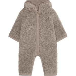 Huttelihut Детски цял костюм Huttelihut Kid's Pram Suit Wool Teddy Lining Overall - Camel Melange - размер 104 (EU) (704-6340-0119)