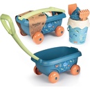 Smoby Vozík na tahání z cukrové třtiny Ocean Bio Sugar Cane Beach Cart s kyblíčkem – z kolekce Smoby Green 100% recyklovatelné od 18 měsíců