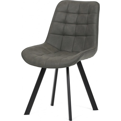 Vikio AJZ130S šedá látka v dekoru broušené kůže