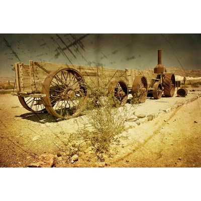 Dimex MS-5-0058 vliesová fototapeta na zeď Starý vagón rozměry 375 x 250 cm