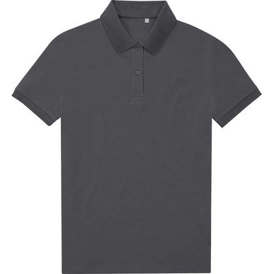 B&C My Eco Polo 65/35 /women Dámske piqué polo sivá dark