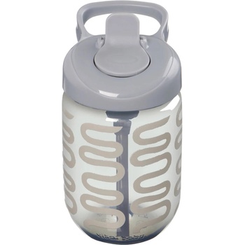 Vital Baby Неразливаща чаша със сламка Vital Baby - Сива, 350 ml (V-445103)