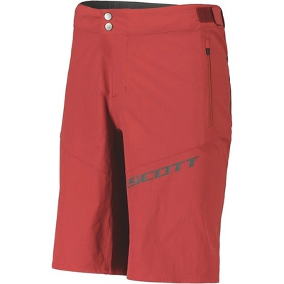 Scott Endurance Shorts LS/FIT W/PAD tuscan red