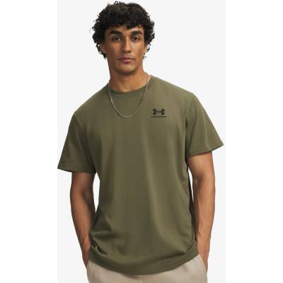 Under Armour Logo Embroidered Heavyweight SS Marine Od Green Black