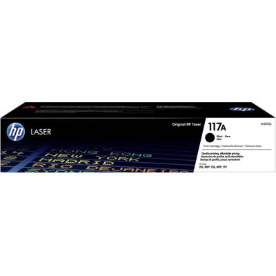HP Оригинална лазерна тонер касета hp 117a, цвят черен (w2070a)