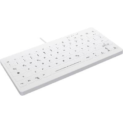 ACTIVE KEY Mini Хигиенична клавиатура Ultraflat Бяла (AK-C4112F-FU1-W/GE) (AK-C4112F-FU1-W/GE)