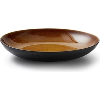 Bitz Servírovací miska černá jantarová 40 cm