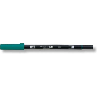 Oboustranný štětcový fix Tombow ABT DUAL - modrá Barva: 401 - Aqua
