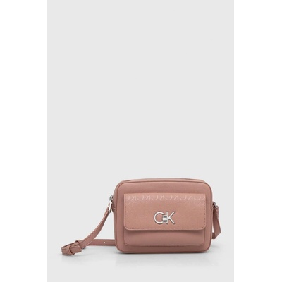 Calvin Klein kabelka Re-Lock Camera Bag Epi Mono K60K611565 Ružová