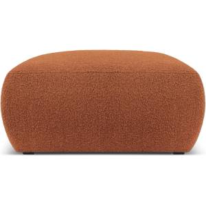 Micadoni Кафява табуретка от плат буклеMolino - Micadoni Home (MIC_POUF_M_101_F1_MOLINO4)