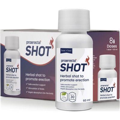 Proerecta SHOT nápoj na podporu erekcie 8 x 60 ml