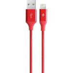 Ttec Кабел AlumiCable Lightning Charge/Data Cable, Червен