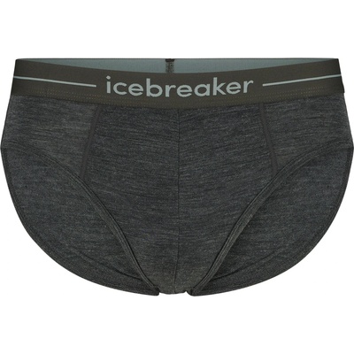 Icebreaker Мъжко мериносово термобельо Icebreaker Anatomica Briefs Merino base layer - Jet Heather - размер XL (015-0434-2914)
