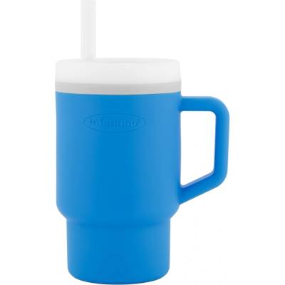 Infantino Силиконова чаша със сламка Infantino - 270 ml, океан (IN308026)