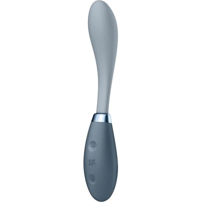 Satisfyer G-Spot Flex 3 - акумулаторен G-точка вибратор (сив)