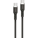 Powerton ENERGY DARK EDITION USB-C кабел, 60W, 1 м, силиконов, черен (WP60WB)