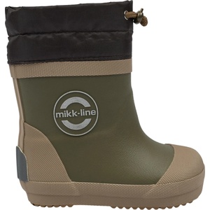 Mikk-Line Детски гумени ботуши Mikk-Line Kid's Wellies Winter Mix Barefoot Wellington boots - Dusty Olive - размер 30 (EU) (731-0324-0122)