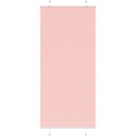 vidaXL Плисирана щора, розова, 100x200 см, ширина на плата 99, 4 см, полиестер (4015466)