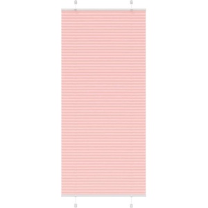 vidaXL Плисирана щора, розова, 100x200 см, ширина на плата 99, 4 см, полиестер (4015466)