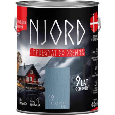 Impregnace na dřevo Njord 5 l Atlantská vlna